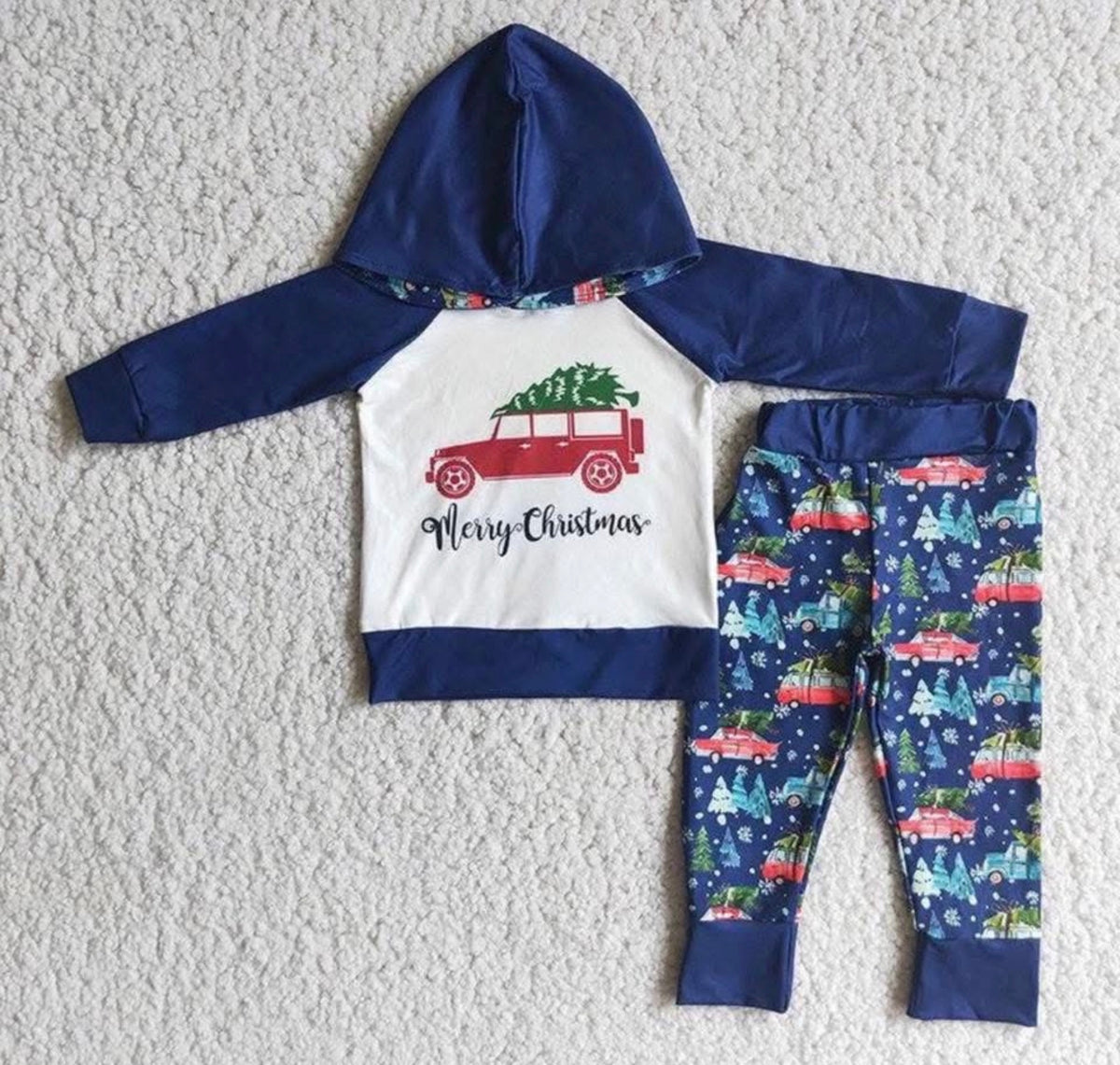 Truck/Tree Hoodie Pant Set