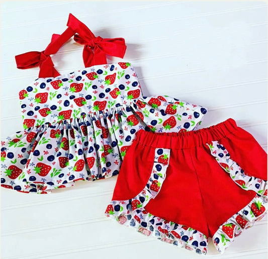 Tunic Straps Short Set (PreOrder 4-6 wks TAT)