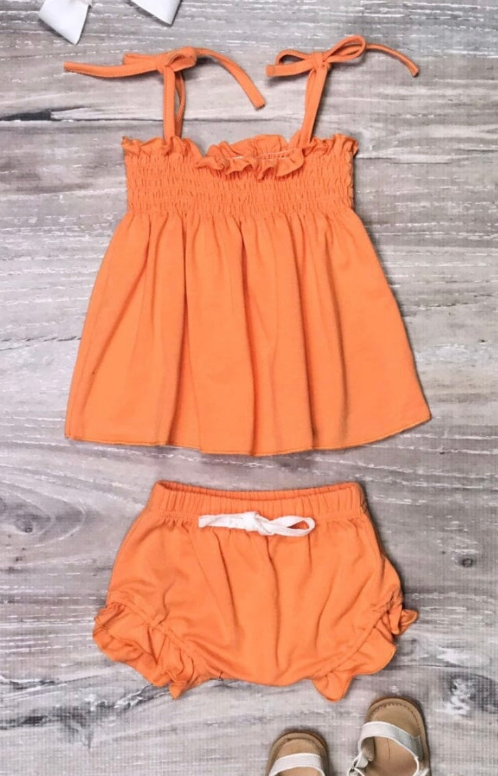 Smocked Flutter 2 pc