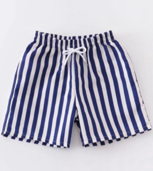 Swim Trunks Blue Stripe