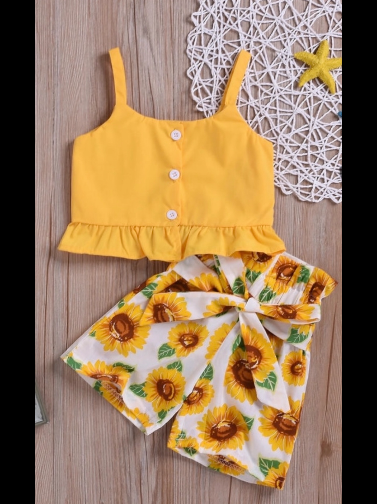 Sunflower Short Set