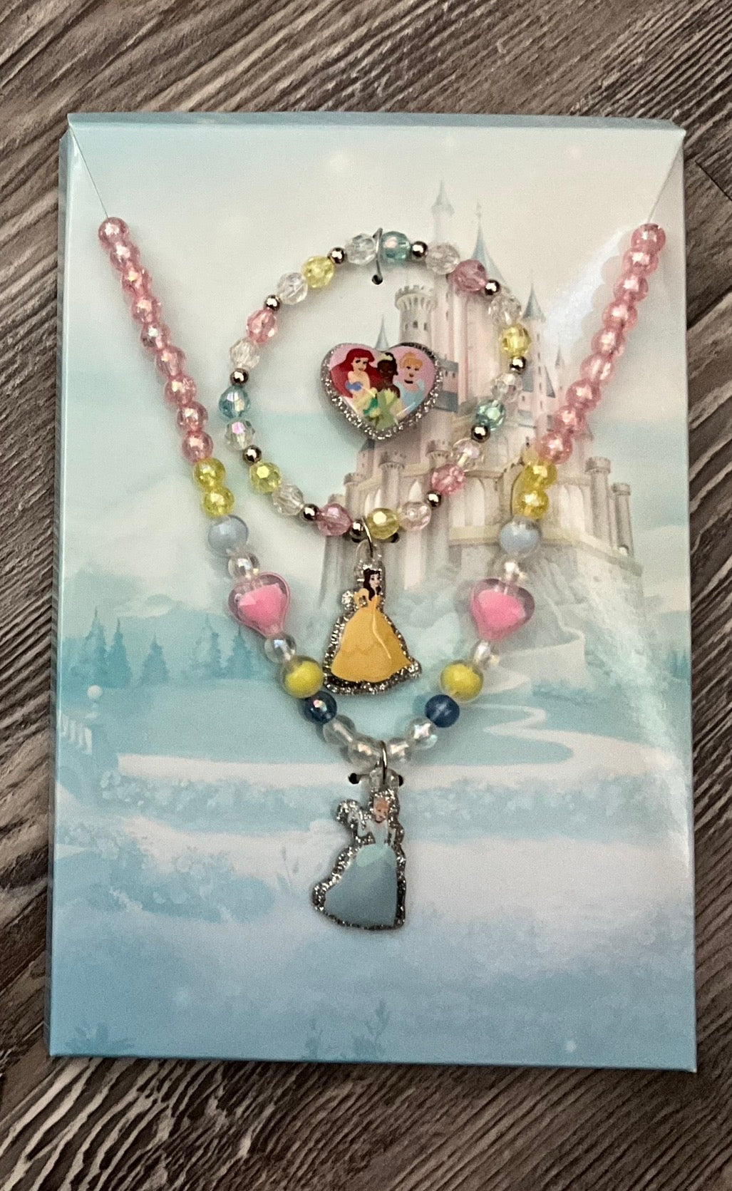 Princess Necklace, Bracelet and Ring Set